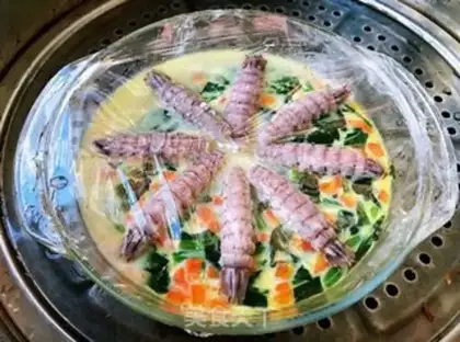 Make Shrimp-crawling spinach stench step 9