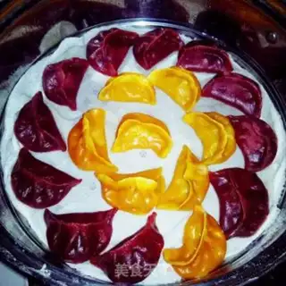 Make Colored fried dumplings step 0