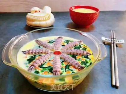 Make Shrimp-crawling spinach stench step 10