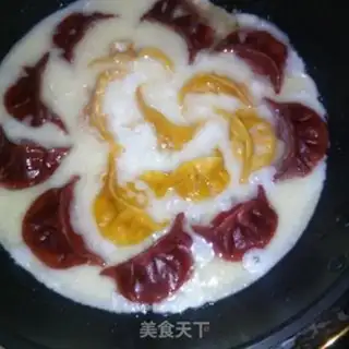 Make Colored fried dumplings step 5