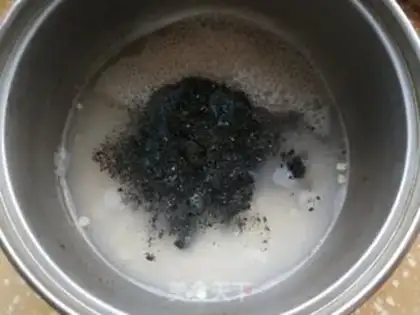 Make Oatmeal sesame powder step 2
