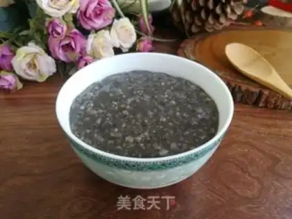 Make Oatmeal sesame powder step 5