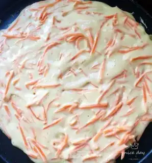 Make Carrot egg burrito step 5