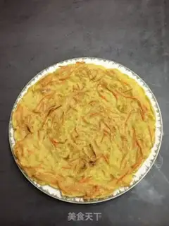 Make Carrot egg burrito step 7