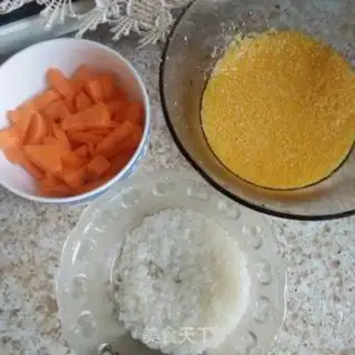 Make Gold rice step 1