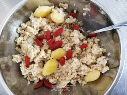 Make Oatmeal yolk salad step 5