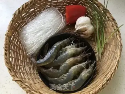 Make A garlic fan shrimp ball step 0