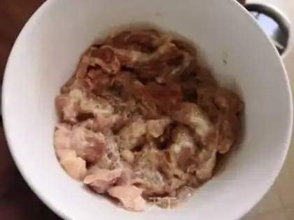 Make A garlic fan shrimp ball step 5
