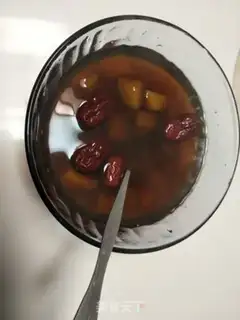 Make Red dates and sweet potatoes step 7