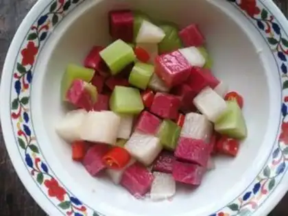 Make ♪ ♪ The radish ♪ step 6