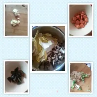 Make The mushroom ham doll step 0
