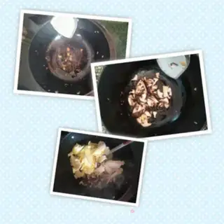 Make The mushroom ham doll step 2