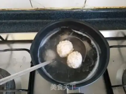 Make Chicken chestball soup step 9