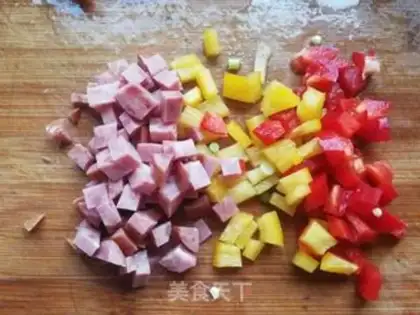 Make Five-colored rice step 3