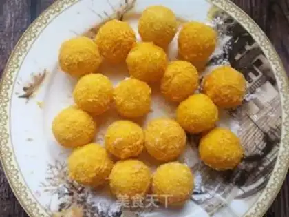 Make Gold potato ball step 13