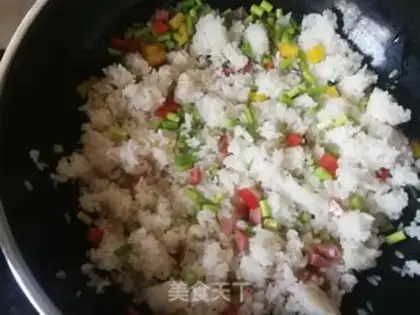 Make Five-colored rice step 7