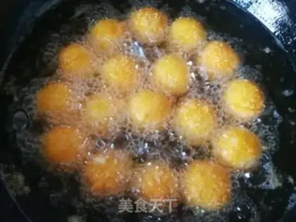Make Gold potato ball step 15