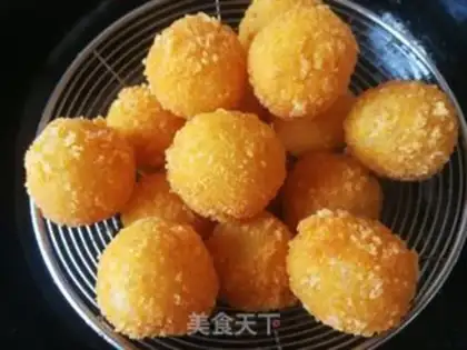 Make Gold potato ball step 16