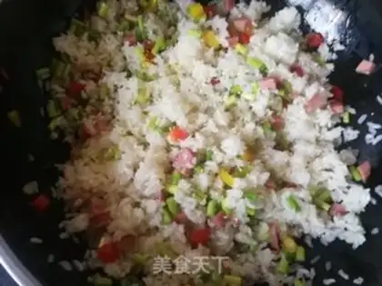 Make Five-colored rice step 9