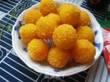 Make Gold potato ball step 19