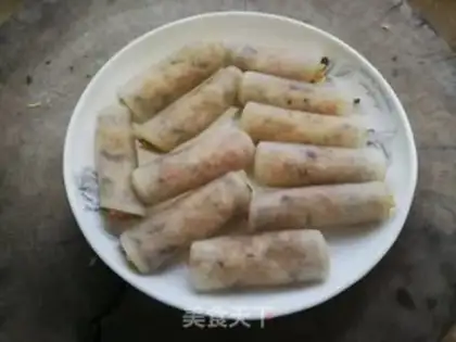 Make Three carrot rolls step 7