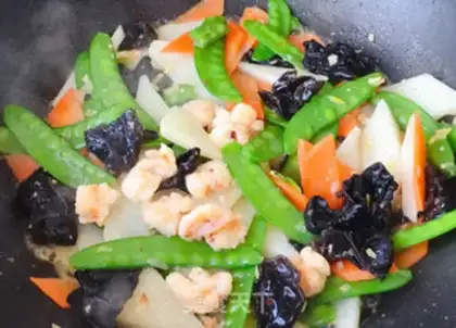 Make Shrimp is fried step 6