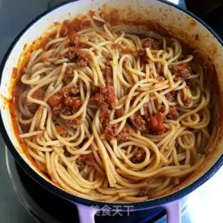Make Tomato beef pasta step 13