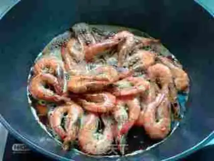 Make Coke shrimp step 5