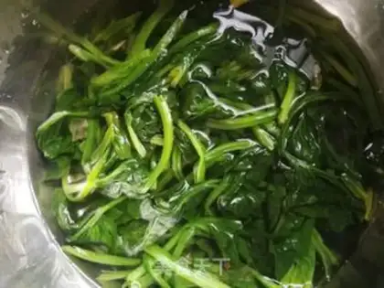 Make Spinach pellets step 2