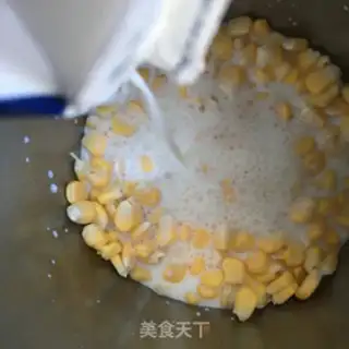 Make Milk corn juice step 4