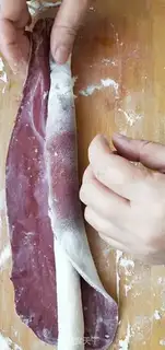 Make Red fire dumplings step 1