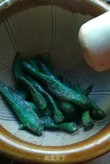 Make The green peppers of the herb tree step 6