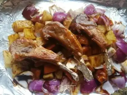 Make Black pepper, French lamb chops step 12