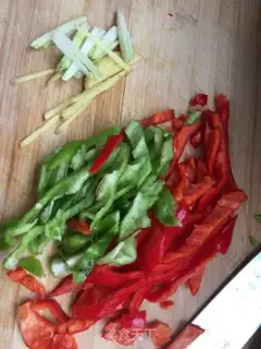 Make Spicy pepper fried octopus step 6