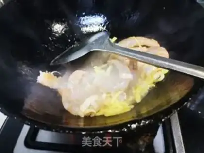 Make Cheese and shrimp step 4