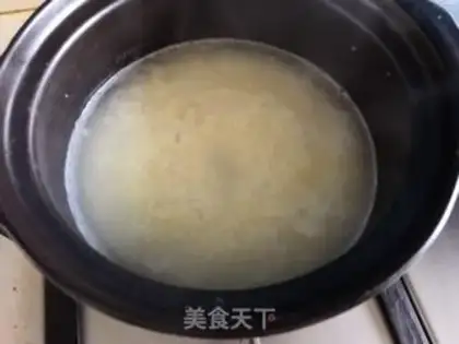 Make Pumpkin porridge step 1