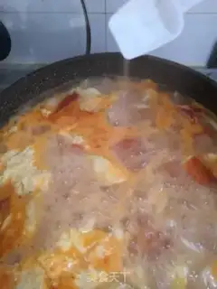 Make Tomato egg scissors step 15