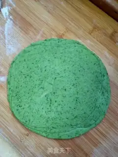 Make Emerald Springcake step 7