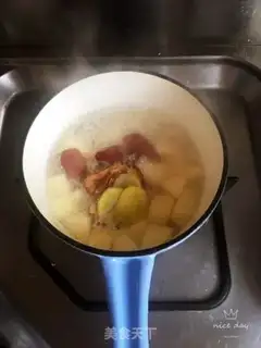 Make Cream-tree apple oil soup step 4