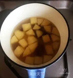 Make Cream-tree apple oil soup step 5