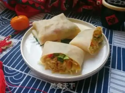Make Spring burrito step 6