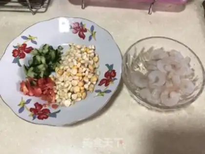 Make Corn shrimp step 0