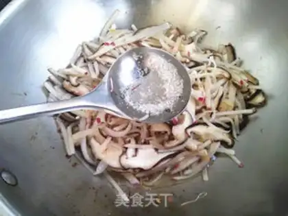 Make Carrots burn mushrooms step 5
