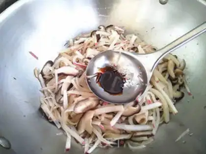 Make Carrots burn mushrooms step 6