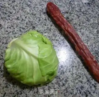 Make Sausage and cabbage step 0