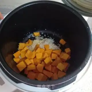 Make Pumpkin porridge step 2