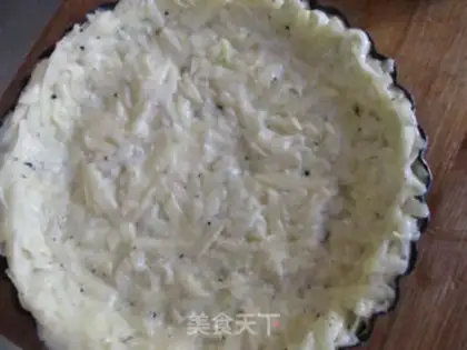 Make Salmon potato pizza step 2
