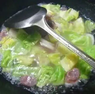 Make Sausage and cabbage step 8