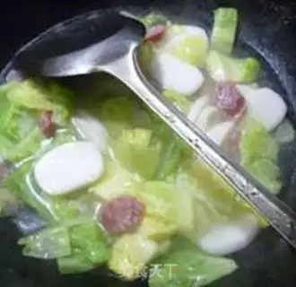 Make Sausage and cabbage step 9