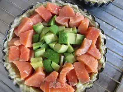 Make Salmon potato pizza step 7